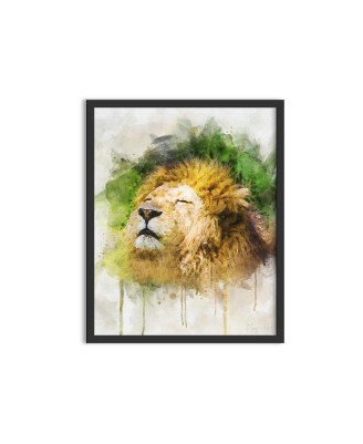 Lion - watercolor painting