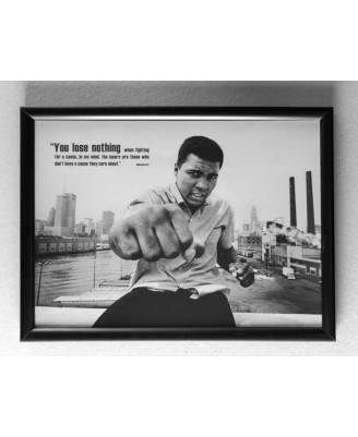 Muhammad Ali (You Lose Nothing) - framed 20x30cm Muhammad Ali (You Lose Nothing) - framed 20x30cm
