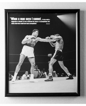 Muhammad Ali (Punch) - framed 20x30cm Muhammad Ali (Punch) - framed 20x30cm