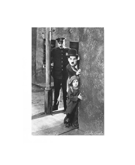 Charlie Chaplin in “The Kid” - canvas print
