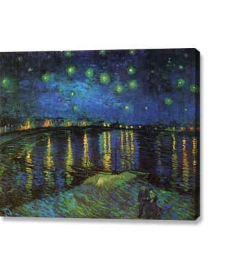 Van Gogh - Starry Night over Rhone (canvas print) Van Gogh - Starry Night over Rhone (canvas print)