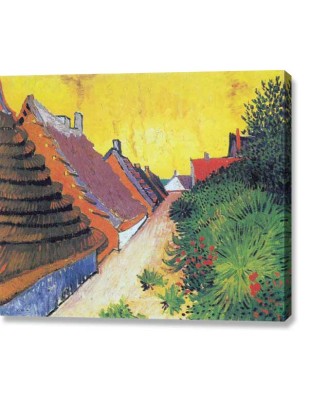 Van Gogh - Street in Saintes-Maries (canvas print)