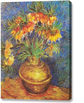 Van Gogh - Fritillaries in a Copper Vase (canvas print) Van Gogh - Fritillaries in a Copper Vase (canvas print)