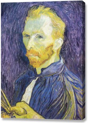 Van Gogh - Self-Portrait 1889 (canvas print) Van Gogh - Self-Portrait 1889 (canvas print)