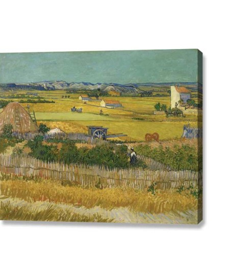 Van Gogh - Harvest 1888 (canvas print)