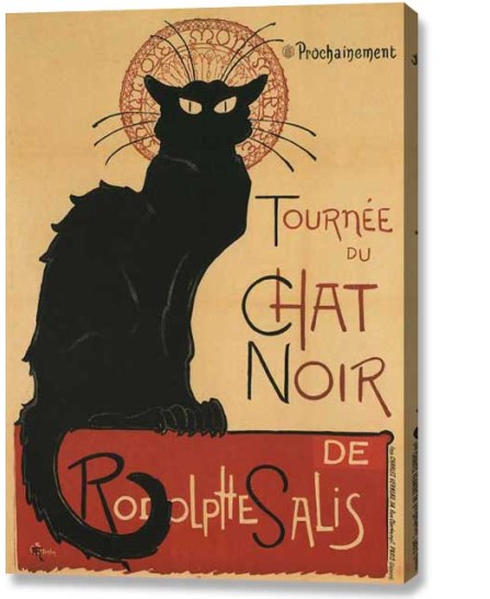 Chat Noir (canvas print)