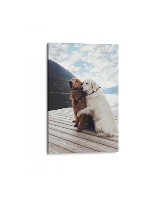 Labrador Love (canvas print) Labrador Love (canvas print)