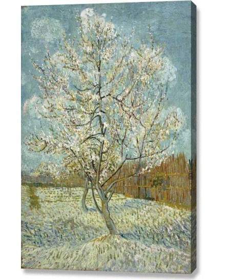 Van Gogh - The Pink Peach Tree (canvas print) Van Gogh - The Pink Peach Tree (canvas print)