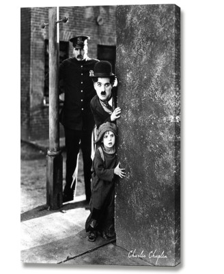 Charlie Chaplin - The Kid (canvas print 30x45cm)