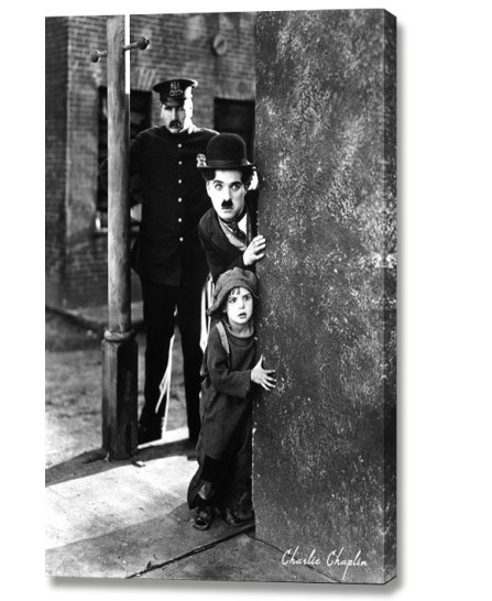 Charlie Chaplin - The Kid (canvas print 30x45cm) Charlie Chaplin - The Kid (canvas print 30x45cm)