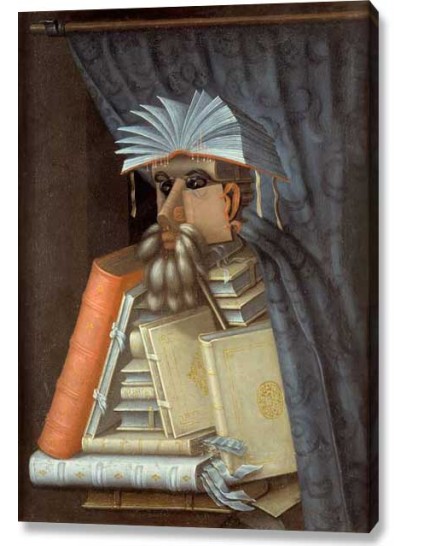 Giuseppe Arcimboldo - The Librarian (canvas print or poster) Giuseppe Arcimboldo - The Librarian (canvas print or poster)