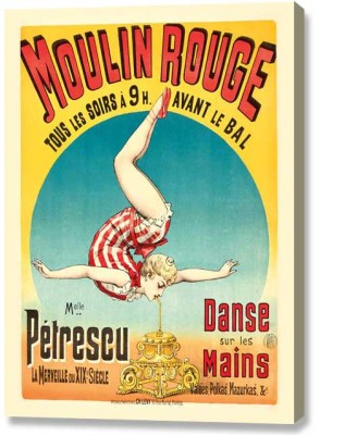 Moulin Rouge - 1889 (canvas print) Moulin Rouge - 1889 (canvas print)