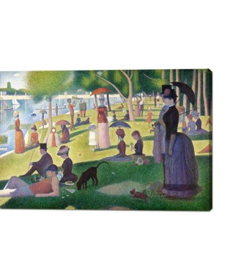 Georges Seurat - A Sunday on La Grande Jatte 1884 (canvas print) Georges Seurat - A Sunday on La Grande Jatte 1884 (canvas print)