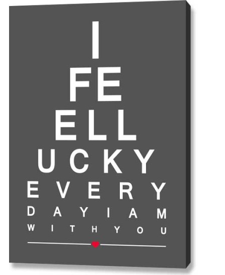 I Feel Lucky (canvas print)
