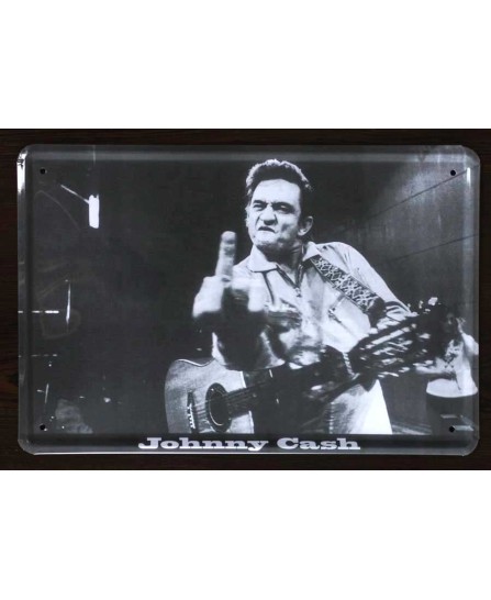 Johnny Cash - tin sign 20x30cm