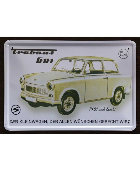 Trabant 601 - tin sign 20x30cm