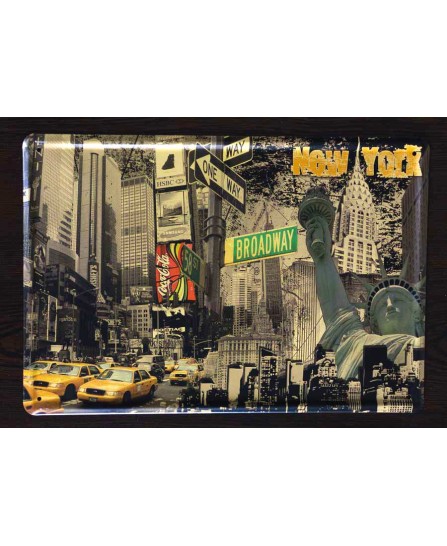 Ню Йорк (Бродуей) - метална табела 20х30см