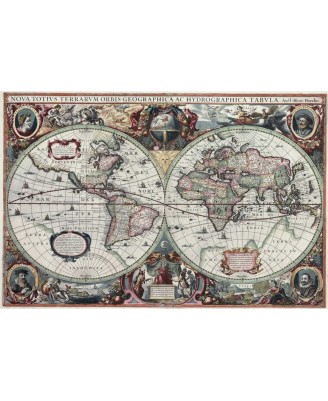 Карта на света 17-ти век (17th Century World Map)