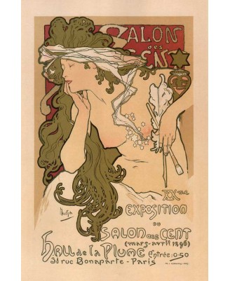 Alphonse Mucha - Salon des Cent (1896)