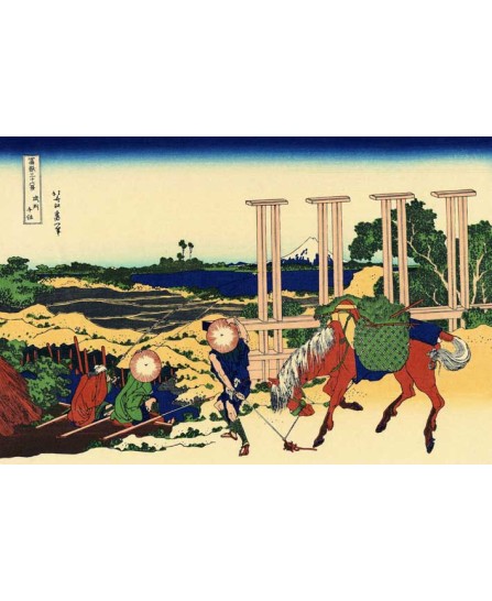 Кацушика Хокусай - Senju, Musashi Province