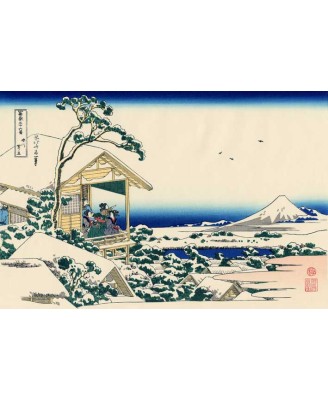 Кацушика Хокусай - Tea house at Koishikawa Кацушика Хокусай - Tea house at Koishikawa