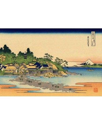 Кацушика Хокусай - Enoshima in Sagami Province Кацушика Хокусай - Enoshima in Sagami Province