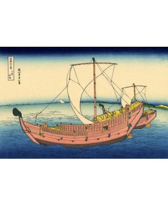 Кацушика Хокусай - The Kazusa Province sea route Кацушика Хокусай - The Kazusa Province sea route