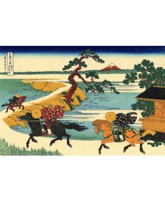 Кацушика Хокусай - Barrier Town on the Sumida River Кацушика Хокусай - Barrier Town on the Sumida River