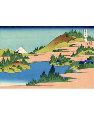 Кацушика Хокусай - The lake of Hakone in Sagami Province Кацушика Хокусай - The lake of Hakone in Sagami Province