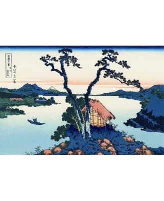 Кацушика Хокусай - Lake Suwa in Shinano Province Кацушика Хокусай - Lake Suwa in Shinano Province