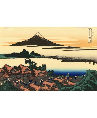 Кацушика Хокусай - Dawn at Isawa in Kai Province Кацушика Хокусай - Dawn at Isawa in Kai Province