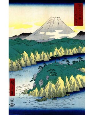 Утагава Хирошиге - Lake at Hakone