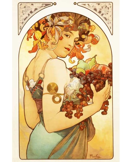 Alphonse Mucha - Fruit (1897) Alphonse Mucha - Fruit (1897)