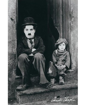 Charlie Chaplin - The Kid (Doorway) (BW) Charlie Chaplin - The Kid (Doorway) (BW)