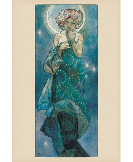 Alphonse Mucha - Moon Alphonse Mucha - Moon