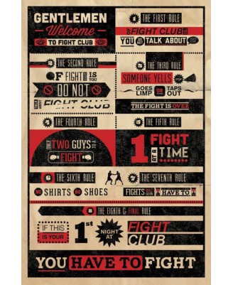 Fight Club Rules (infographic)