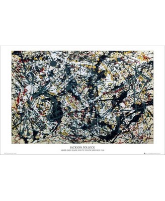 Jackson Pollock - Silver Over Black (61x91,5cm) Jackson Pollock - Silver Over Black (61x91,5cm)