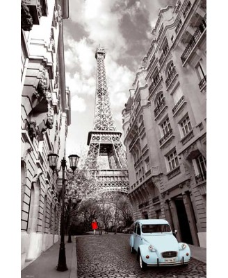 Paris - Red Girl, Blue Car Paris - Red Girl, Blue Car