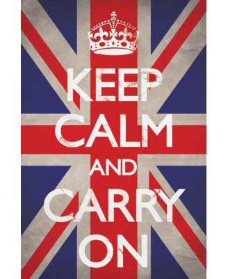 Keep Calm & Carry On - British Flag Keep Calm & Carry On - British Flag