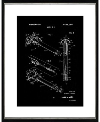 Patent - Double Edge Safety Razor - 40x50cm Patent - Double Edge Safety Razor - 40x50cm