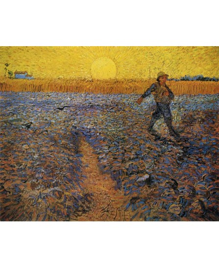 Vincent van Gogh - The Sower with Setting Sun - 40х50см Vincent van Gogh - The Sower with Setting Sun - 40х50см