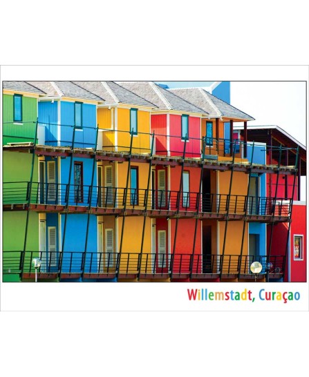 Willemstad (Curacao) - 40x50cm Willemstad (Curacao) - 40x50cm