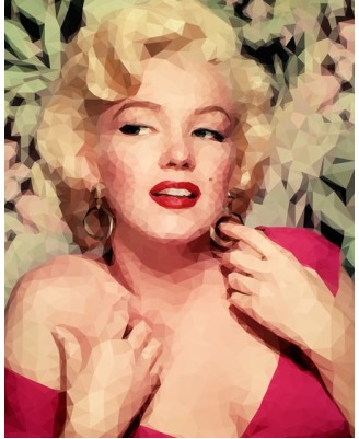 Marilyn Monroe (polygonal-2) - 40х50cm Marilyn Monroe (polygonal-2) - 40х50cm
