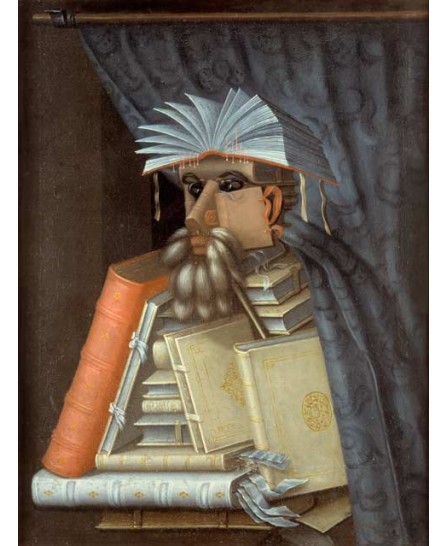 Giuseppe Arcimboldo - The Librarian (canvas print or poster) Giuseppe Arcimboldo - The Librarian (canvas print or poster)
