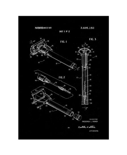 Patent - Double Edge Safety Razor - 40x50cm Patent - Double Edge Safety Razor - 40x50cm