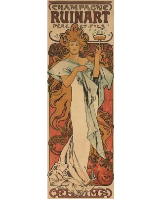 Alphonse Mucha - RUINART CHAMPAGNE