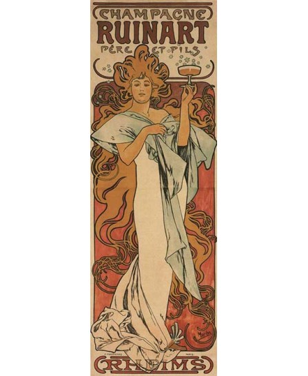 Alphonse Mucha - RUINART CHAMPAGNE