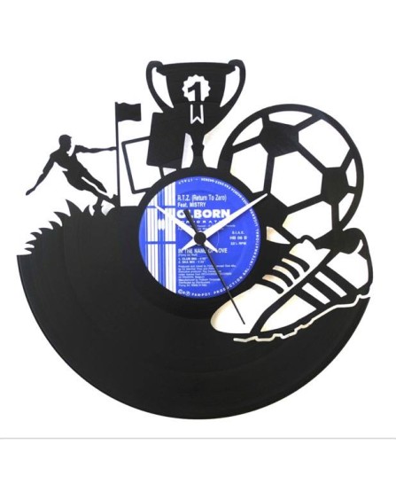 Vinyl Clock - Football